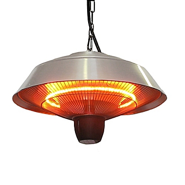 EnerG+ HEA-21523 Infrared Electric Hanging Heater in Aluminum. View a larger version of this product image.