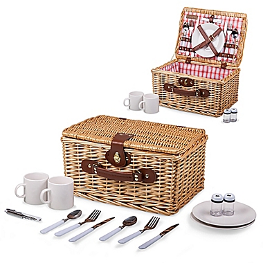 Picnic Time&reg; Catalina Picnic Basket in Plaid. View a larger version of this product image.