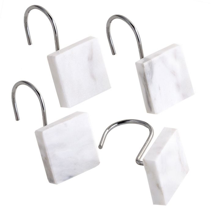 warm gold shower curtain hooks