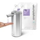 Alternate image 8 for simplehuman&reg; Touchless Sensor Soap/Sanitizer Pump in Brushed Stainless Steel