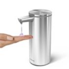 Alternate image 0 for simplehuman&reg; Touchless Sensor Soap/Sanitizer Pump in Brushed Stainless Steel