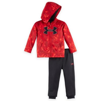 red camo under armour hoodie