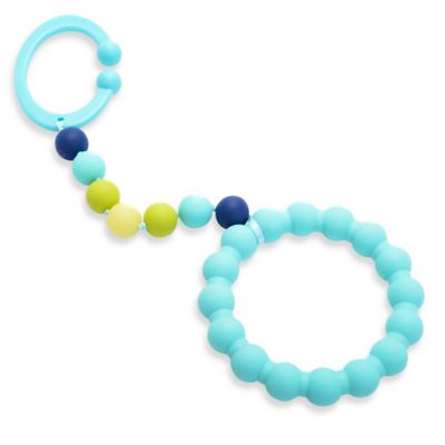 chewbeads&reg; Baby Gramercy Teether Stroller Toy in Turquoise