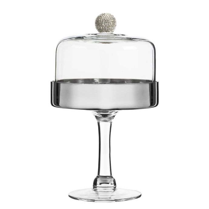 Fitz And Floyd Medley Pedestal Cake Plate With Dome Bed Bath