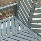 Alternate image 7 for Forest Gate Olive Outdoor Acacia Wood Loveseat Bench in Grey Wash