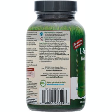 Irwin Naturals&reg; 75-Count L-Arginine +Horny Goat Weed Liquid Soft Gels. View a larger version of this product image.
