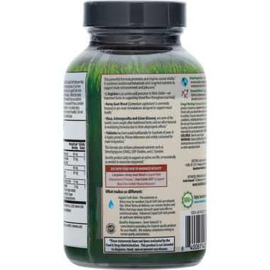 Irwin Naturals&reg; 75-Count L-Arginine +Horny Goat Weed Liquid Soft Gels. View a larger version of this product image.