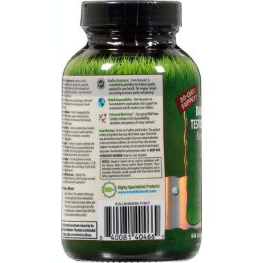 Irwin Naturals&reg; Daily-Multi Testosterone Up&reg; Booster for Men 60-Count Liquid Soft-Gels. View a larger version of this product image.