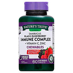 Nature's Truth® 60-Count Sambucus Black Elderberry Immune Complex Chewable Tablets