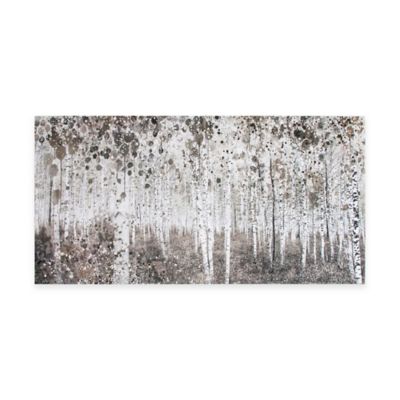 Graham Brown Neutral Watercolor Woods 47-Inch x 24-Inch Canvas Wall Art