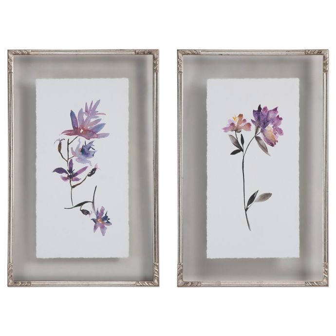 Uttermost Floral Watercolors Wall Art (Set of 2) Bed Bath & Beyond