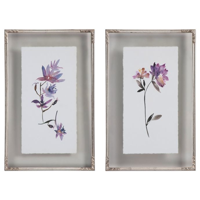 Uttermost Floral Watercolors Wall Art (Set of 2) | Bed Bath & Beyond