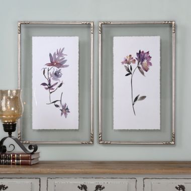 Uttermost Floral Watercolors Wall Art (Set of 2) | Bed Bath & Beyond