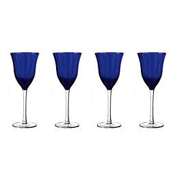 Qualia Meridian Cobalt White Wine Glasses (Set of 4)