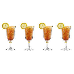 Qualia Salem Iced Tea Glasses in Gold (Set of 4)