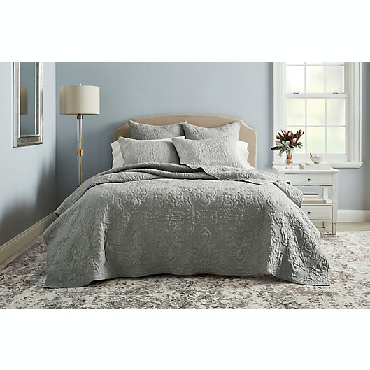 Alternate image 1 for Wamsutta® Cambridge 3-Piece King Quilt Set in Tuscan