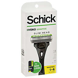 Schick® Hydro Sensitive 3-Blade Slim Head Razor with 4 Refill Cartridges