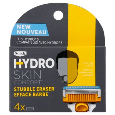 Schick&reg; Hydro Skin Comfort&trade; Stubble Eraser&trade; 4-Count Razor Cartridges. View a larger version of this product image.