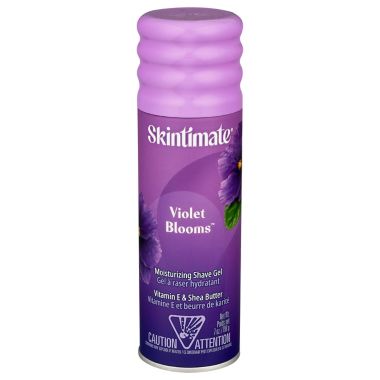Skintimate&reg; 7 oz. Moistruzing Shave Gel in Violet Blooms&trade;. View a larger version of this product image.
