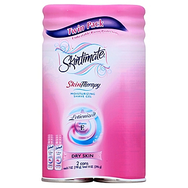 Skintimate&reg; 14 oz. Lotionized Moisturizing Shave Gel for Dry Skin (Twin Pack). View a larger version of this product image.