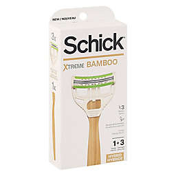 Schick® XTreme 3-Blade Hybrid Disposable Razor with 3 Refill Cartridges