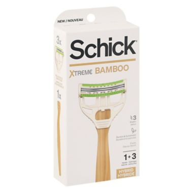 Schick&reg; XTreme 3-Blade Hybrid Disposable Razor with 3 Refill Cartridges. View a larger version of this product image.