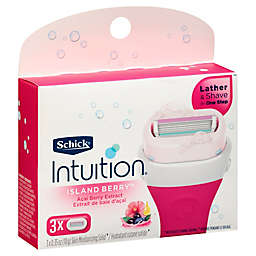Shick® Intuition® Island Berry® 3-Count Women's Razor Refills