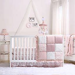 The Peanutshell™ Grace 4-Piece Crib Bedding Set in Pink