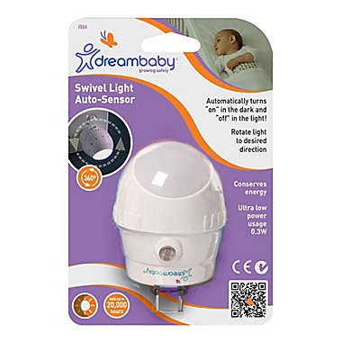 Dreambaby Rotating Sensor LED Night Light in White. View a larger version of this product image.