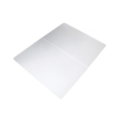 Polypropylene Foldable Chair Mat for Carpets in White