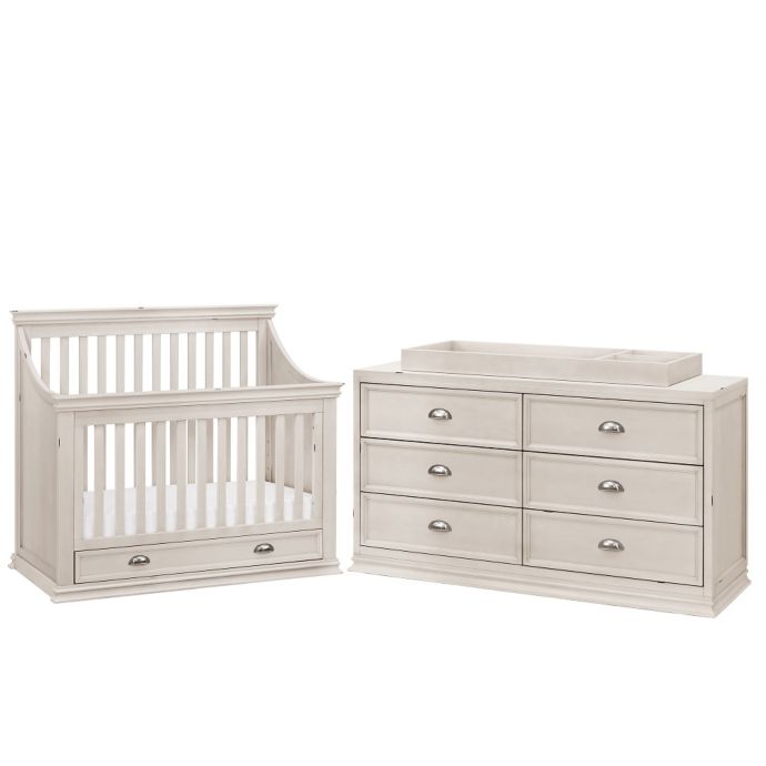 Franklin Ben Mason Baby Furniture Collection In Distressed White