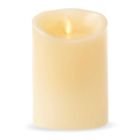 Alternate image 0 for Luminara&reg; Candles Real-Flame Effect 5-Inch Pillar Candle in Ivory