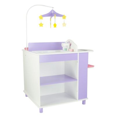 baby doll bed and changing table