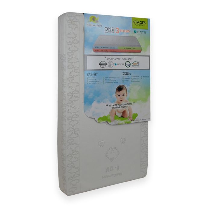 Kidicomfort Organic Cotton Natural Touch 2 In 1 Crib Mattress