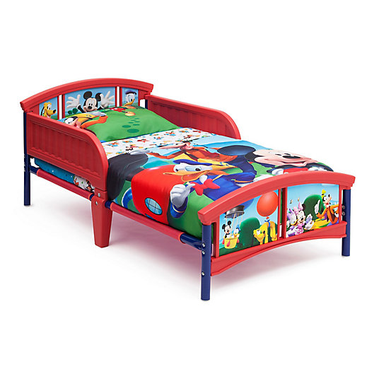 Alternate image 1 for Disney Mickey Mouse Plastic Toddler Bed by Delta Children