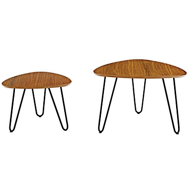 Forest Gate&trade; 2-Piece Nesting Coffee Table Set in Walnut. View a larger version of this product image.