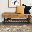 Alternate image 1 for Forest Gate&trade; Blanch Open-Top Storage Bench in Barnwood
