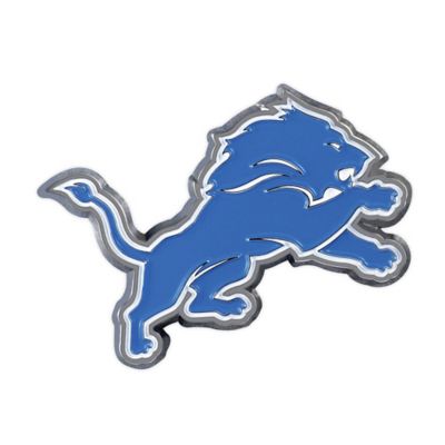 NFL Detroit Lions 3-D Metal Logo Car 