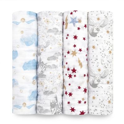 aden + anais essentials&reg; 4-Pack Harry Potter Swaddle Blankets