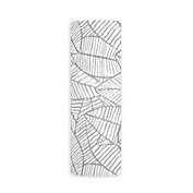 aden + anais&reg; Zebraplant Comfort Knit Swaddle Blanket in White