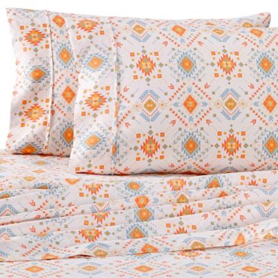 Home Collection Premium Ultra Soft Aztec Dreams Pattern 4 Piece Bed Sheet Set 