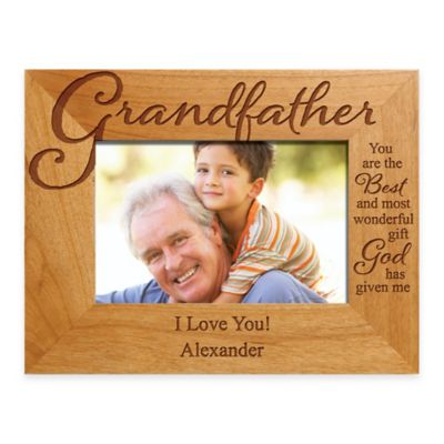 Grandfather &quot;The Best Gift&quot; 4-Inch x 6-Inch Picture Frame