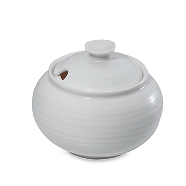 Sophie Conran for Portmeirion&reg; Covered Sugar Bowl in White. View a larger version of this product image.