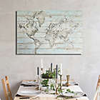 Alternate image 1 for World Map 31.5-Inch X 47.2-Inch Wood Wall Art