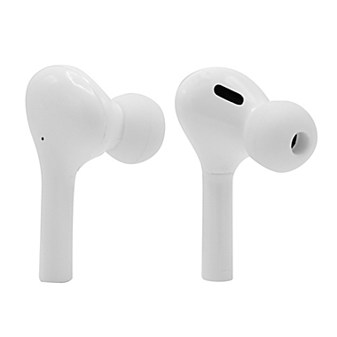 Sharper Image&reg; Earbuds Headphones in White. View a larger version of this product image.