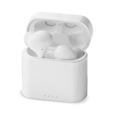 Sharper Image&reg; Earbuds Headphones in White. View a larger version of this product image.