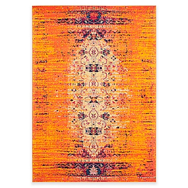 Safavieh Monaco Timeo 5-Foot 1-Inch x 7-Foot 7-Inch Area Rug in Orange Multi. View a larger version of this product image.