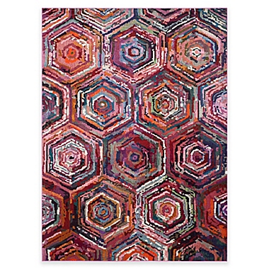 Safavieh Monaco Spiral 8-Foot x 11-Foot Area Rug in Pink Multi. View a larger version of this product image.