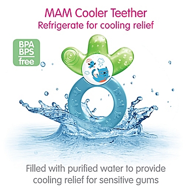 MAM Cooler Teether in Blue. View a larger version of this product image.