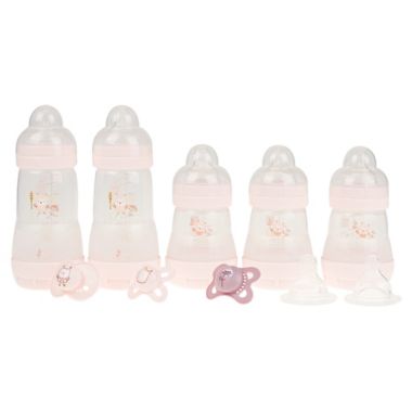 MAM 9-Piece Baby Essentials Gift Set in Pink. View a larger version of this product image.